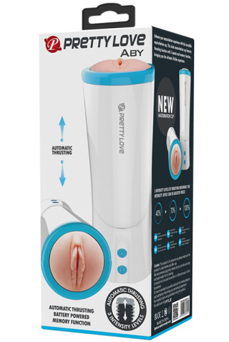Мастурбатор Pretty Love Aby с поступательными движениями и функцией посасывания фото 10