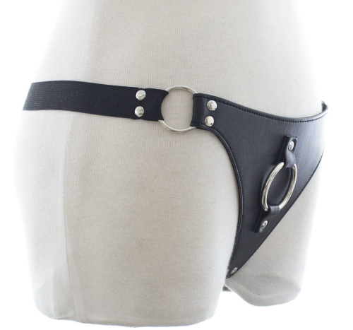 Универсальные трусики-стринги с кольцом фото 2