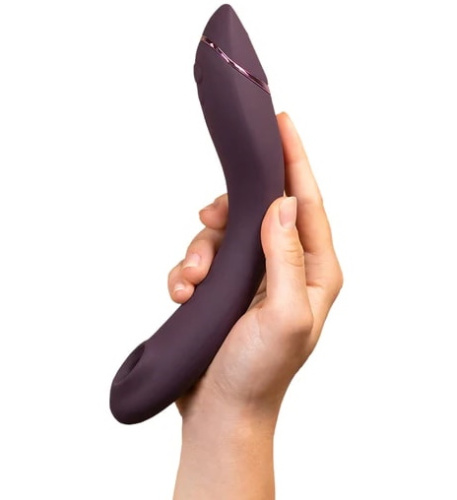 Вакуумный стимулятор точки G с вибрацией Womanizer OG бордовый фото 8