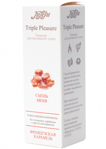 Согревающий интимный эликсир со вкусом Французская Карамель 65 гр фото 4