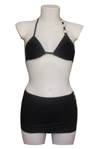 Элегантный черный раздельный купальник XS/S фото 2