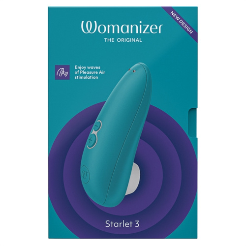 Компактный бесконтактный стимулятор клитора Womanizer Starlet 3 Turquoise фото 11