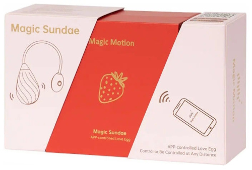 Смарт-виброяйцо Magic Motion Magic Sundae розовое фото 6