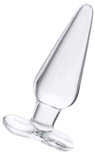 Анальная втулка из стекла Sexus Glass 12 см фото 2