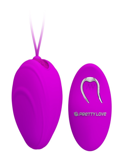 Виброяйцо Pretty Love Hyper Egg со сменной насадкой и беспроводным управлением фото 2
