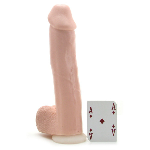 Фаллопротез FF Extreme 12in Hollow Strap Flesh фото 6