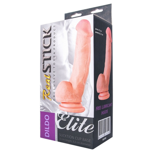 Фаллоимитатор на присоске Real Stick 19 см фото 4