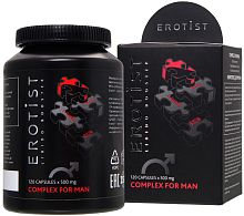 Мужские капсулы для улучшения эректильной функции Erotist Complex For Man 120 шт
