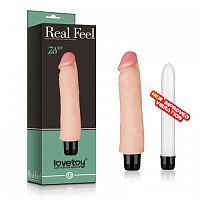 Реалистичный вибратор Real Feel cyberskin Vibrator 7.8 in