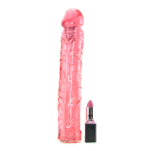 Вибратор Crystal Jellies 10in c 7 функциями вибрации розовый фото 3