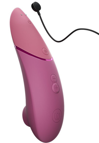 Бесконтактный вакуумно-волновой стимулятор клитора Womanizer Next темно-розовый фото 7