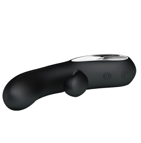 Перезаряжаемый вибратор Pretty Love Elmer с клиторальным стимулятором фото 4