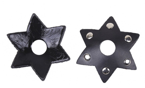 Пэстисы в форме звездочек с заклепками фото 2