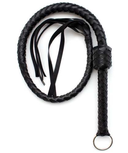 Длинный черный кнут 106 см