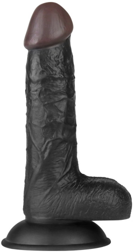 Страпон черный Easy Strapon Set 18 см фото 3