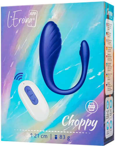 Смарт-виброяйцо Leroina App Choppy с пультом дистанционного управления фото 17