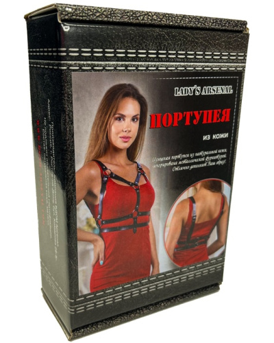 Элегантная портупея из натуральной кожи фото 5