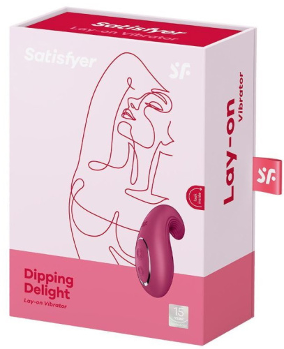 Клиторальный вибростимулятор Satisfyer Dipping Delight розовый фото 6
