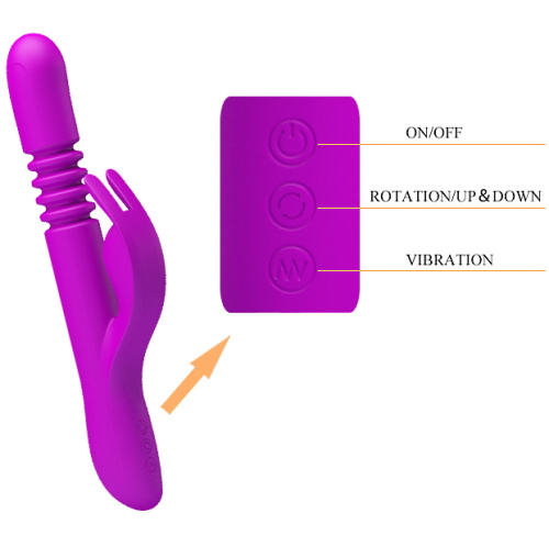 Вибратор-кролик с ротацией и поступательными движениями Pretty Love Donahue фото 7