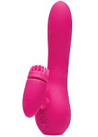 Вибратор с ротационным клиторальным стимулятором Kawaii