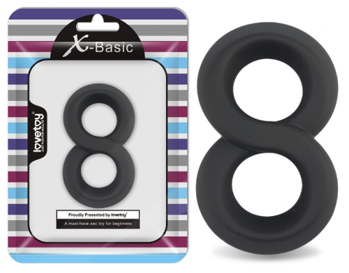 Двойное эрекционное кольцо Ultra Soft Platinum-Cure Silicone