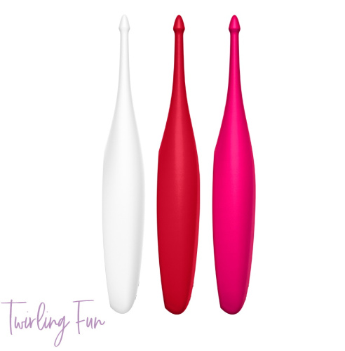 Точечный вибростимулятор Satisfyer Twirling Fun алый фото 8