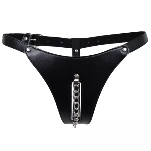 Стринги с металлическим декором фото 3