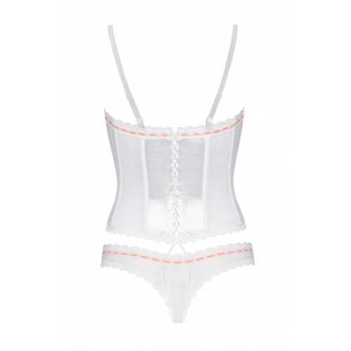 Белый корсет с трусиками Melidia L/XL фото 6
