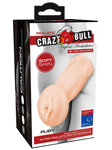 Мастурбатор-вагина с вибрацией Crazy Bull Ruby фото 9