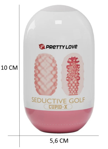 Двустороннее яйцо-мастурбатор Pretty Love Seductive Golf Cupid-X фото 3