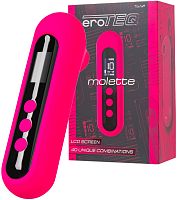 Вакуумно-волновой стимулятор клитора с вибрацией EroTeq Molette с LCD экраном
