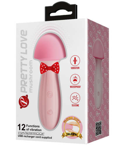 Перезаряжаемый вибромассажер Pretty Love Mushroom фото 3