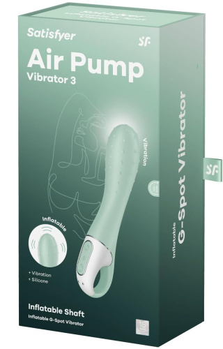 Расширяющийся вибратор Satisfyer Air Pump Vibrator 3 фото 11