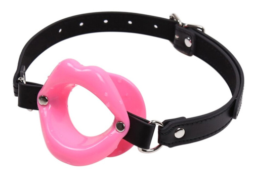 Кляп-губы розового цвета