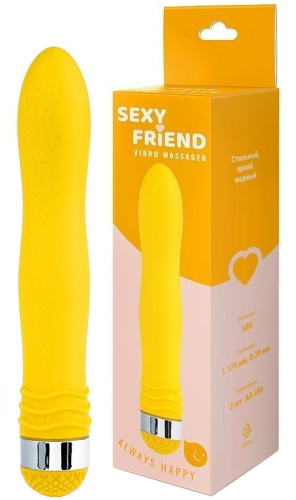 Многофункциональный вибратор Sexy Friend желтый