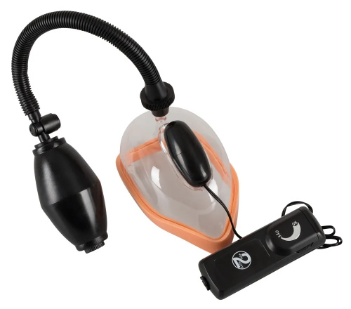 Помпа женская с вибратором Vagina Sucker фото 2