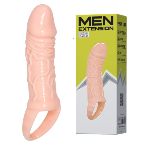 Эластичная насадка на пенис телесная