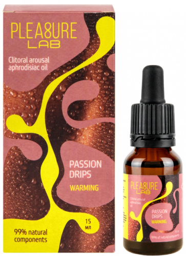Возбуждающие капли-афродизиак Pleasure Lab Passion Drips Warming 15 мл