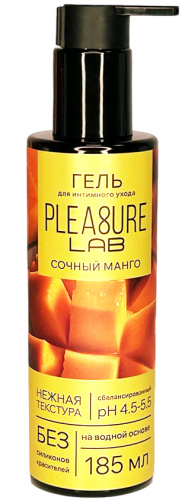Съедобный лубрикант Pleasure Lab со вкусом сочного манго 185 мл