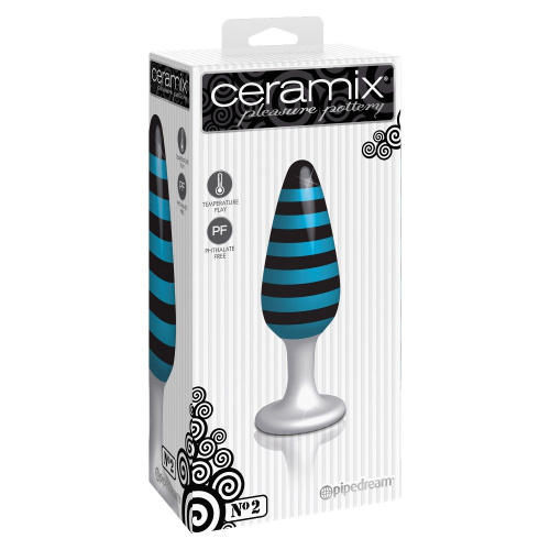 Анальная пробка Ceramix No. 2 Black and Blue Butt фото 5