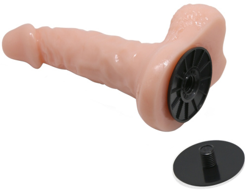 Страпон на штырьке с мошонкой 16 см фото 6