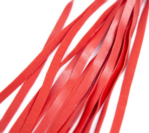 Красная плеть с черно-красной ручкой 45 см фото 3