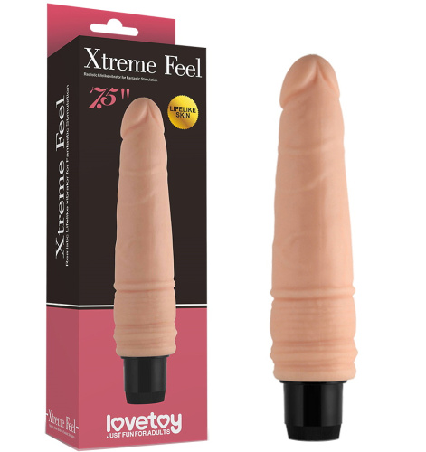 Реалистичный вибратор Xtreme Feel Cyberskin 19 см