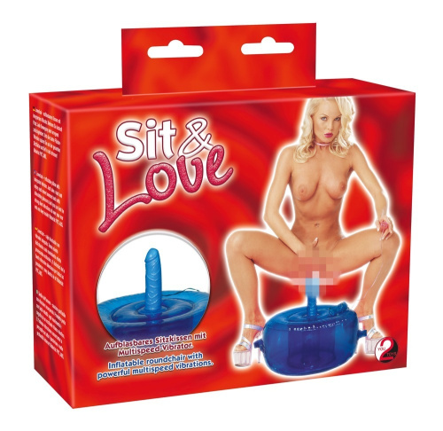 Надувное кресло с вибронасадкой Sit Love Vibrating Chair фото 3