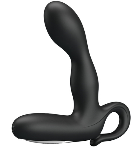 Перезаряжаемый черный вибростимулятор простаты Pretty Love Barrack фото 2