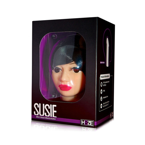 Мастурбатор в виде головы брюнетки Susie фото 4