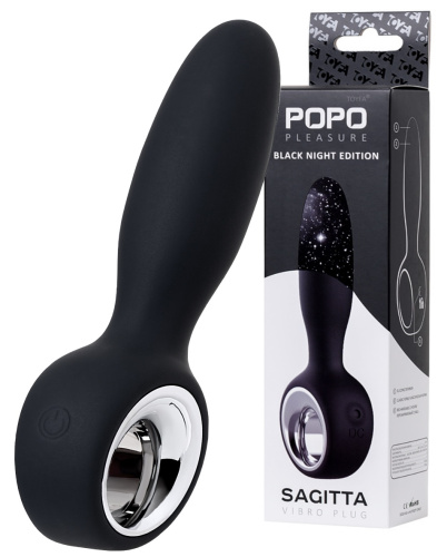 Анальный стимулятор с вибрацией Popo Pleasure by Toyfa Sagitta