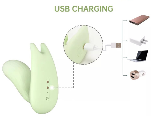 Вагинально-клиторальный смарт-стимулятор Magic Motion Umi зеленый фото 8