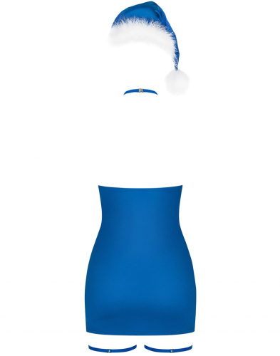 Синий сексуальный комплект Kissmas S/M фото 4