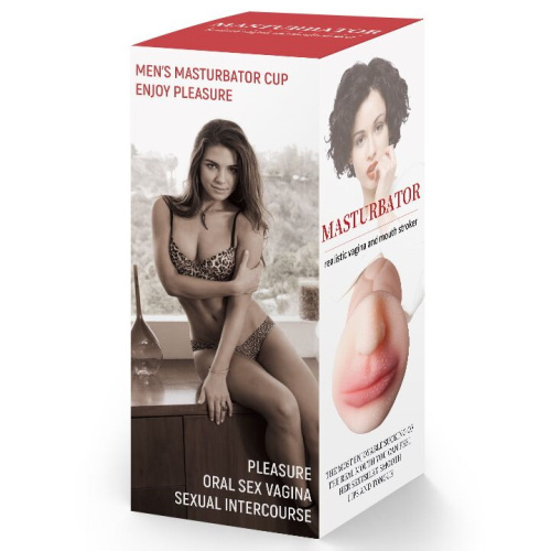 Мастурбатор ротик с зубками Oral sex with teeth фото 6